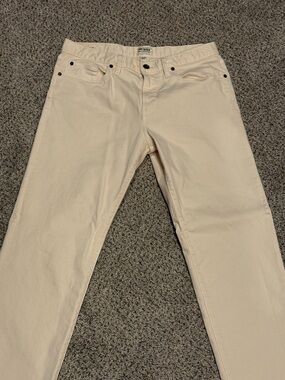 Todd Snyder Cream Stretch 5-Pocket Chino Pants